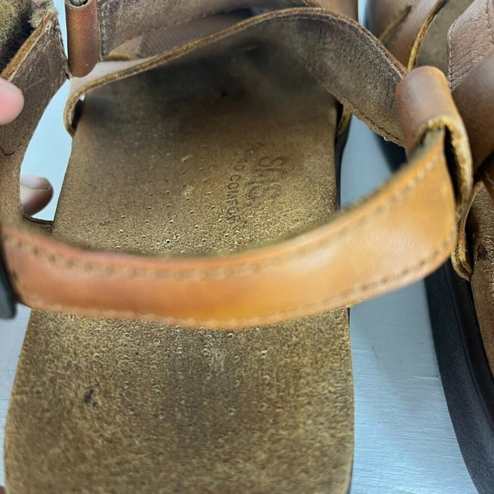 SAS Shoes Huggy Sandals Adjustable Caramel Tripad Comfort Brown Women's Size 9 - Picture 7 of 14